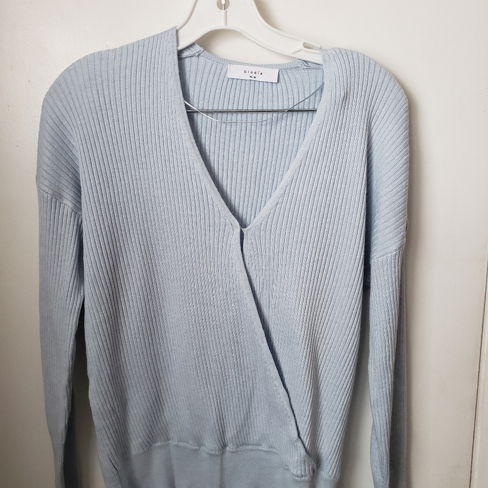 ELODIE LIGHT BLUE SWEATER